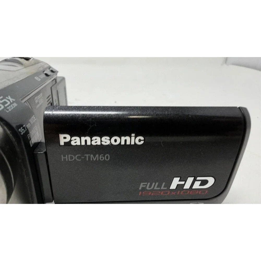 Panasonic HDC-TM60 HD Camcorder 16GB w/Battery and Charger – Tested